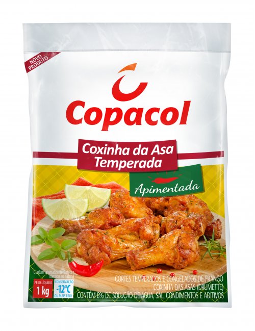 Copacol Produtos Coxinha Da Asa Temperada Apimentada Congelada