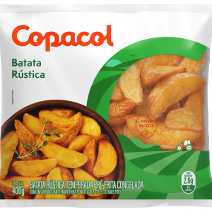 Batata Rústica Congelada Temperada 400g 