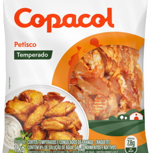 Petisco de Frango Temperado Congelado 1Kg