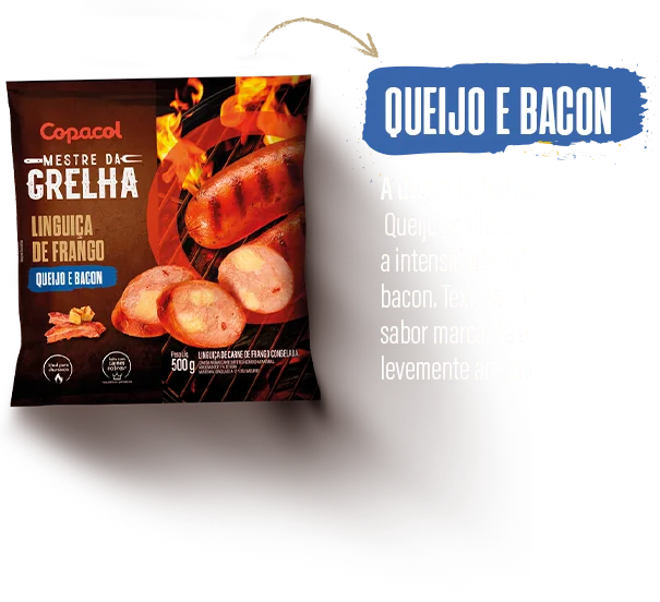 Queijo e Bacon