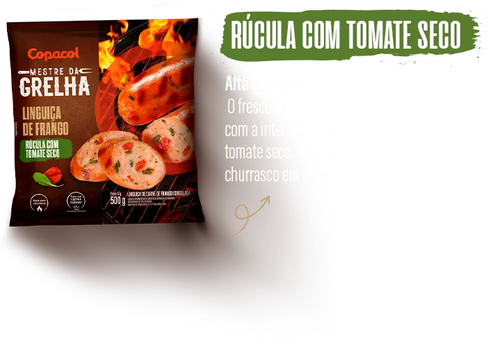 Rúcula com Tomate Seco